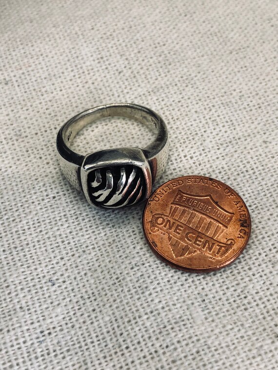 Sterling Silver Statement Band - image 3