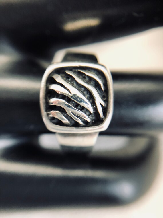 Sterling Silver Statement Band - image 1