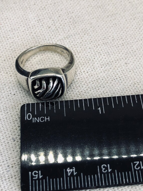 Sterling Silver Statement Band - image 2
