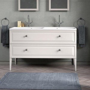 1200mm Painted vanity unit |  double basin | any colour | Beverly Vanity