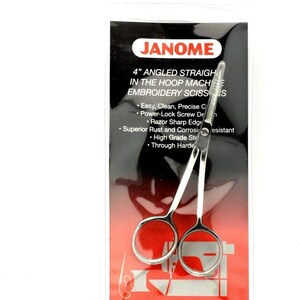 Janome Quick Clip Scissors 11cm/4.5 Spring Loaded Micro Tip Thread