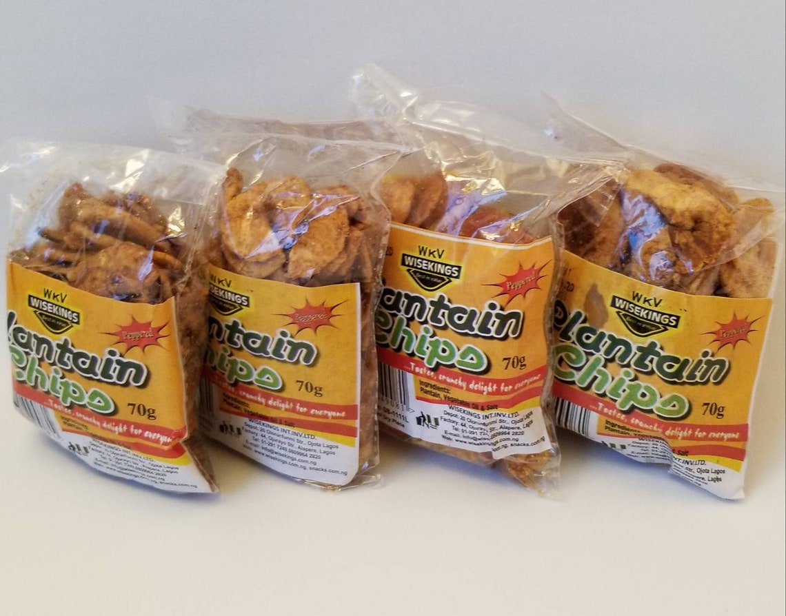24xPeppered Nigerian Plantain Chips 70g Etsy