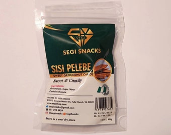 Sisi Pelebe (Sweet Groundnut Candy) (40g)