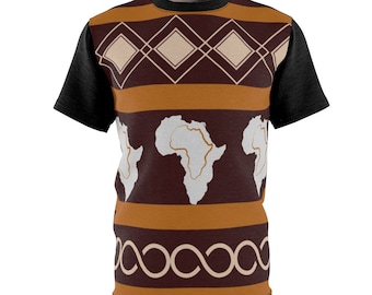 vintage Tee × African Batik Remake tunic TQWQT Womens T Shirts Loose Fit Western Tribal Ethnic Shirt