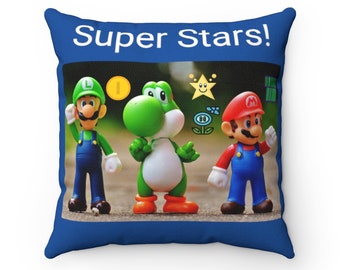 Super Mario Square Pillow Case