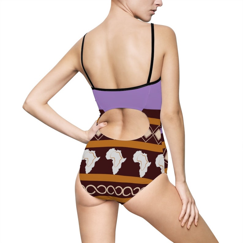 African Map One-piece Swimsuit - Etsy