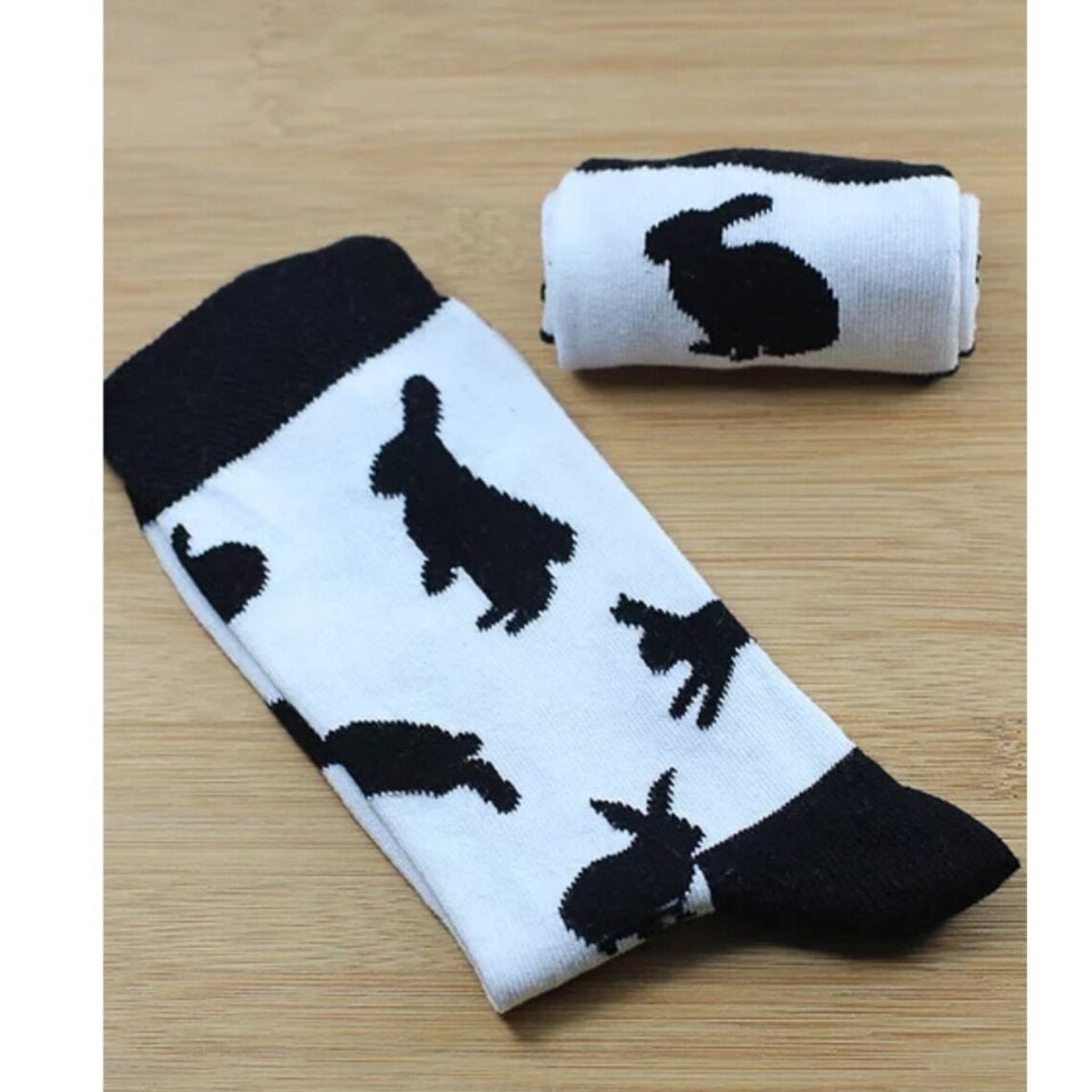 Rabbit socks easter socks Etsy