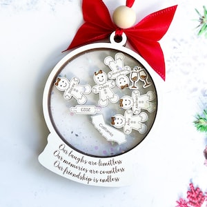 Adorno de amigos personalizado 2025, adorno de amigos para siempre, adorno de amistad personalizado, adornos navideños más vendidos para mejores amigos