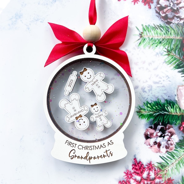 First Christmas as Grandparent Ornaments Etsy