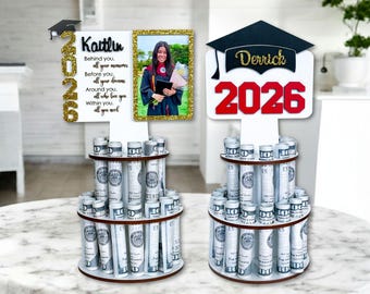 personalized graduation money holder, high school college phd graduation gifts, graduation picture frame, graduation decorations class 2026