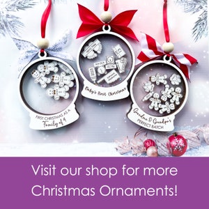 Expecting parents christmas ornament 2025