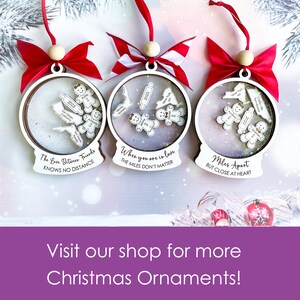 Expecting parents christmas ornament 2025