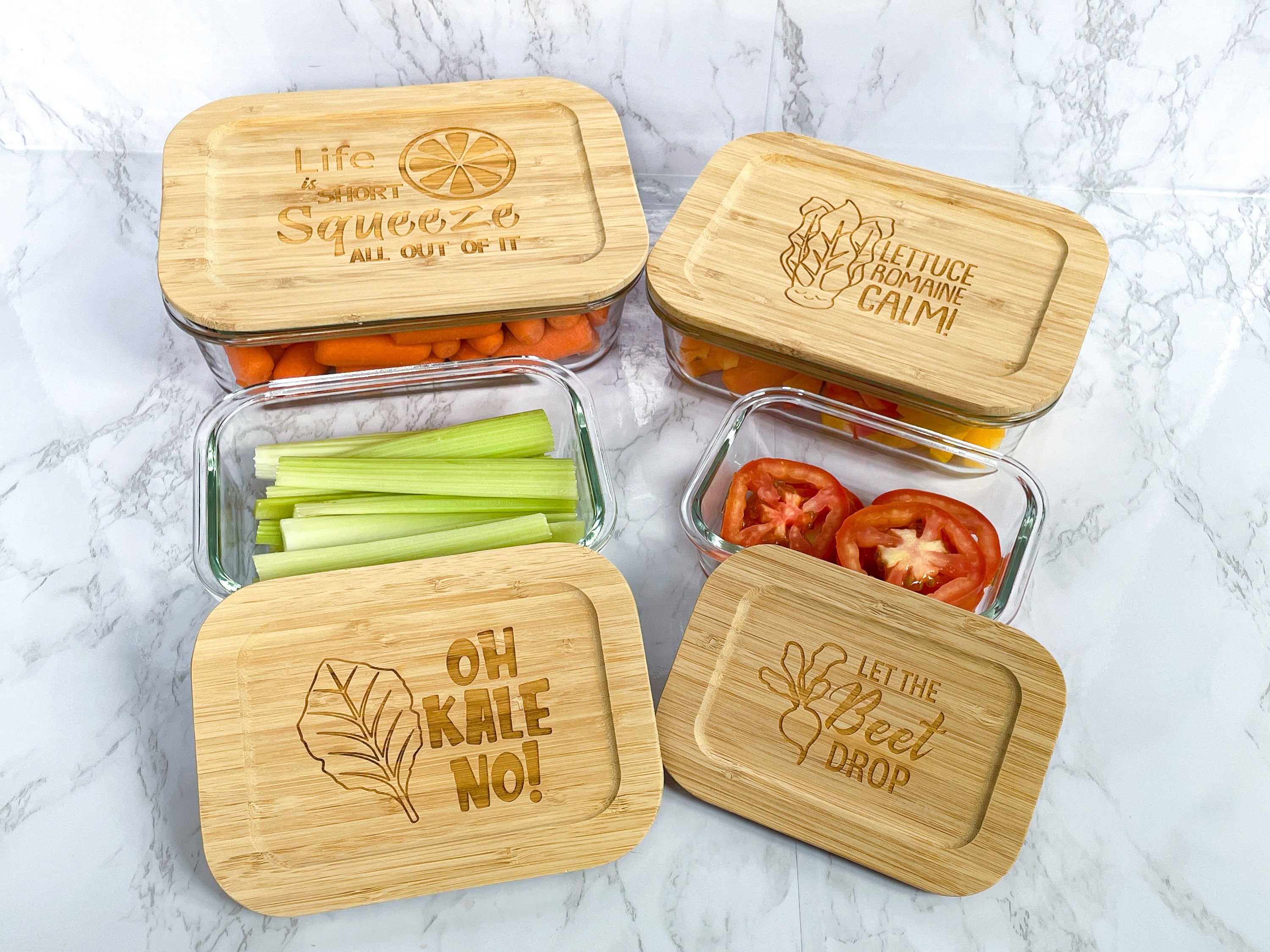 Ecofriendly Personalized Glass Tupperware Set Containers for Meal Prep, Food  Storage, Mother's Day Gift From Daughter, Kitchen Gifts for Mom 