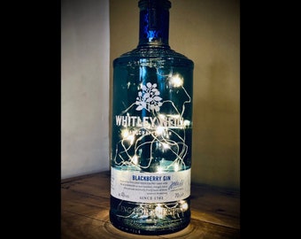 Gin Bottle Lamp Etsy
