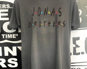 Vintage Jonas Brothers T-Shirt, Jonas Five Albums One Night Tour Shirt, Jonas Brothers 2023 Tour Shirt, Jonas Friends Comfort Colors Shirt