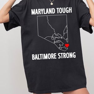 Baltimore Strong Shirt, Pray for Baltimore Shirt, Francis Scott Key, Baltimore Bridge T Shirt, Commemorative March 2024 image 1