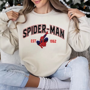 Vintage The Spider-man Shirt, Superhero Spiderman Sweatshirt, Peter Parker Shirt, Trending Sweatshirt, Spiderman Shirt image 1