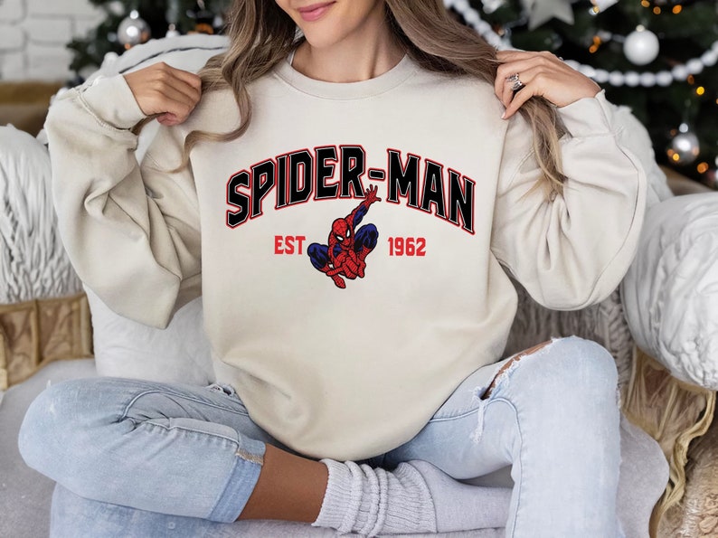 Vintage The Spider-man Shirt, Superhero Spiderman Sweatshirt, Peter Parker Shirt, Trending Sweatshirt, Spiderman Shirt image 1