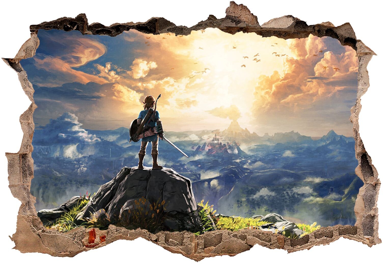 The Legend Of Zelda Block Giant Wall Art Poster vrogue.co