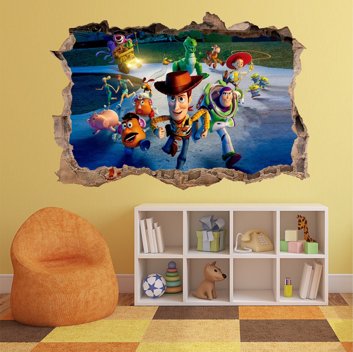 Toy Story 3D Wall Decal Wall Sticker Wall Decor Wall Art Etsy
