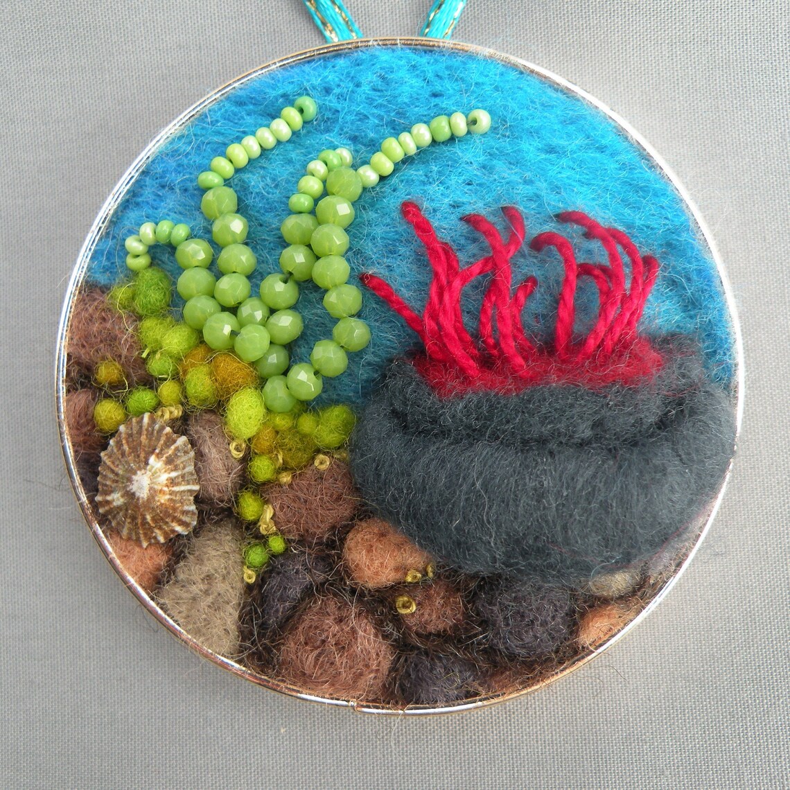 Needle felting framed art Etsy