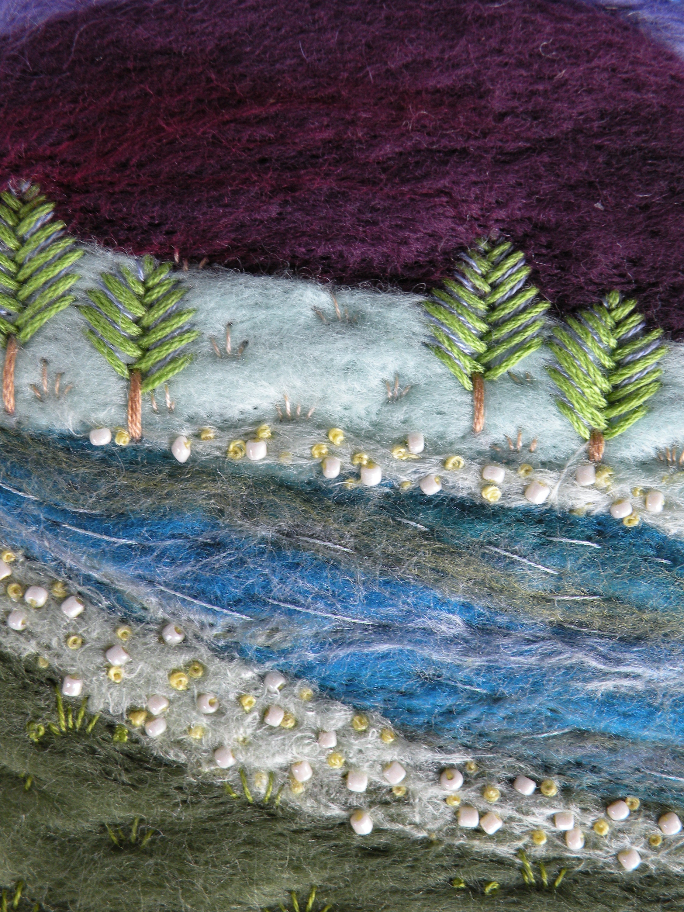 Needle felting framed art Etsy