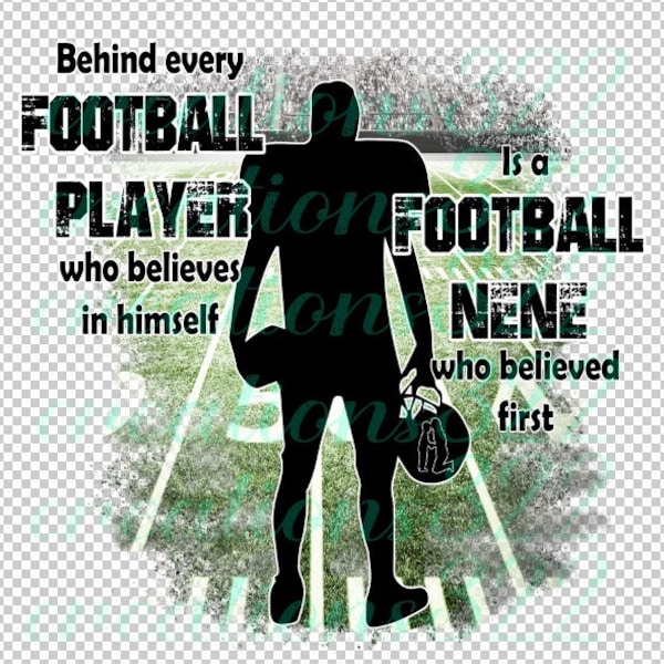 Behind Every Football Player Who Believes in Himself Svg - Etsy