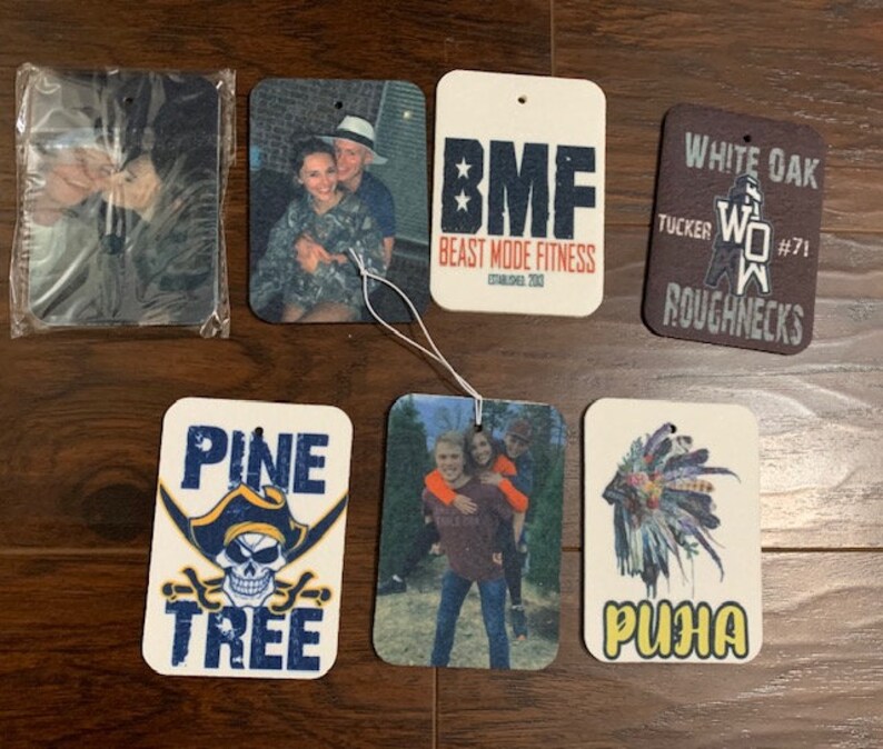 Download Set of 5 Car Air Freshner Blanks for Sublimation | Etsy