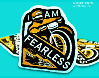 Dirt Bike Motorcross Racing Red Iron on Embroidered Patch applique #1774R Dirt Bike Motorcross Racing Red Iron on Embroidered Patch applique #1774R