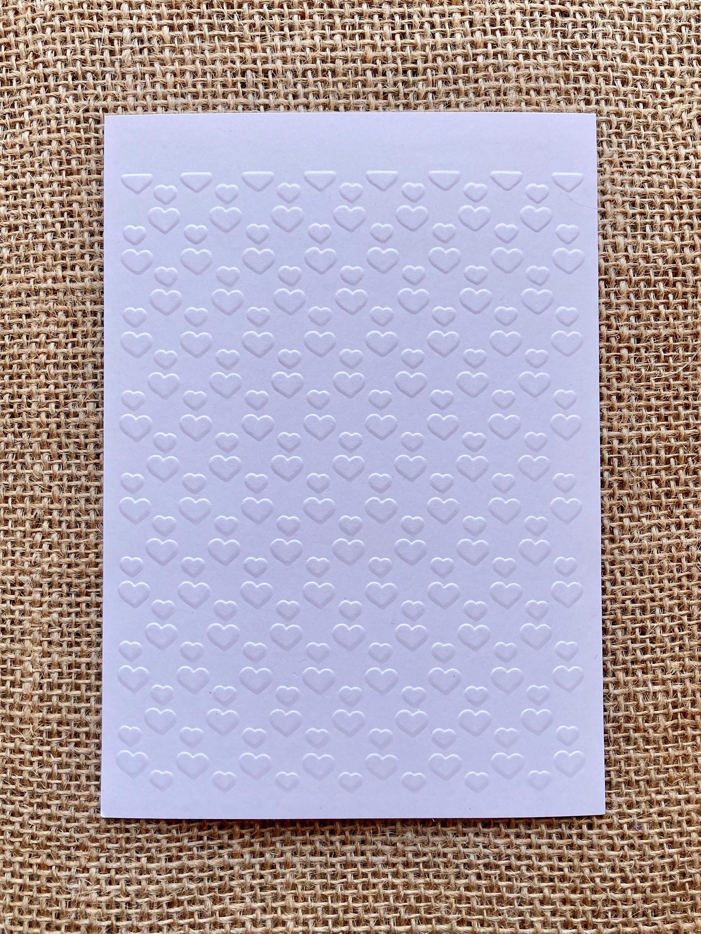 Embossed Cardstock White 5pk Various Designs for Card Making Etsy