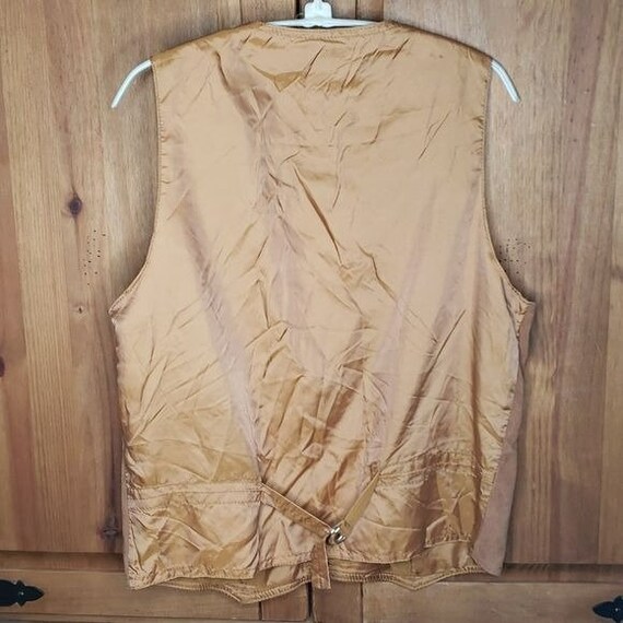 Vintage 70's Gap Cowhide Leather Vest - Etsy