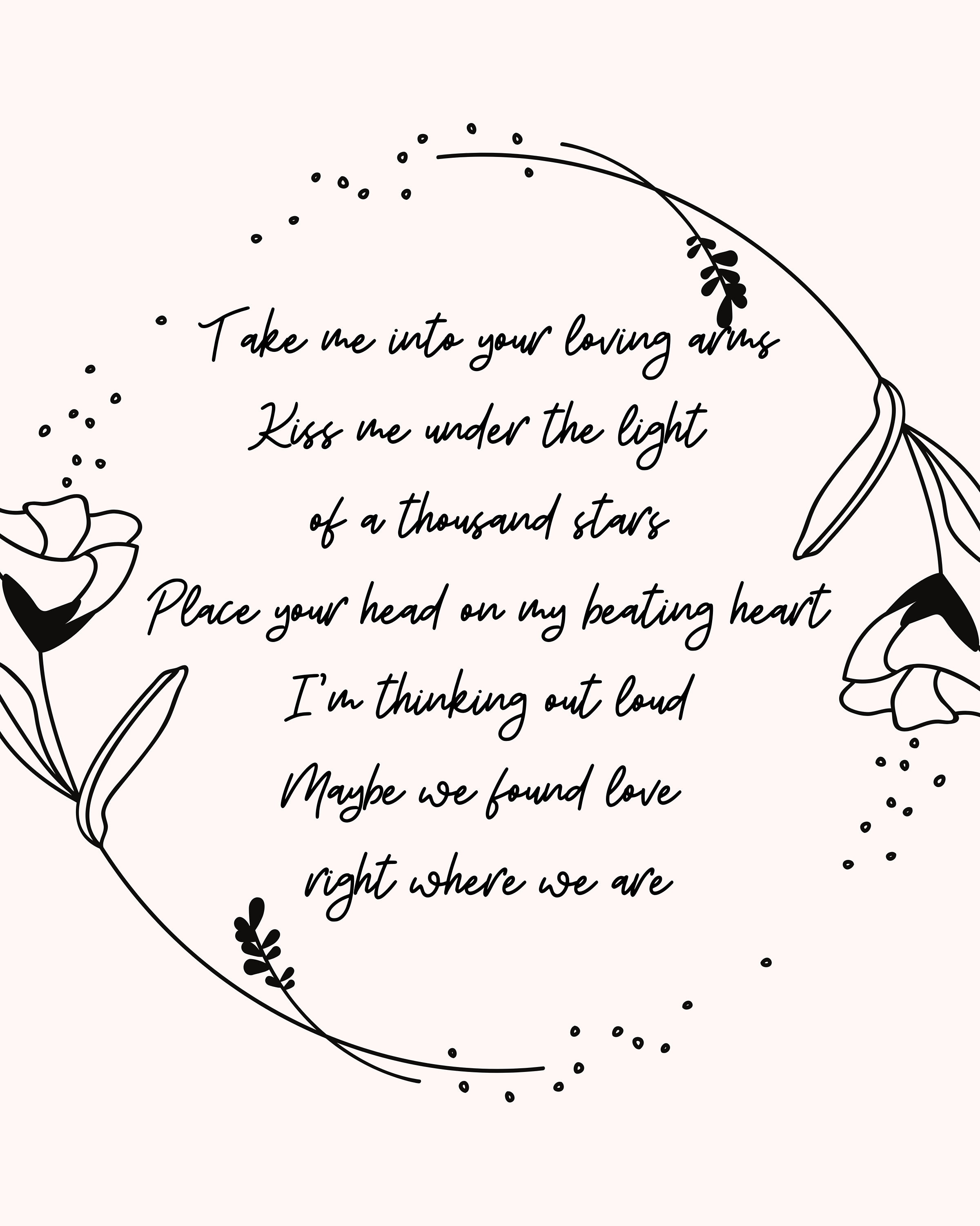 Thinking Out Loud Full Lyrics