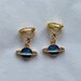clip-on/hook planet earrings 5 colours 