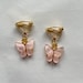 clip on/hook butterfly earrings 