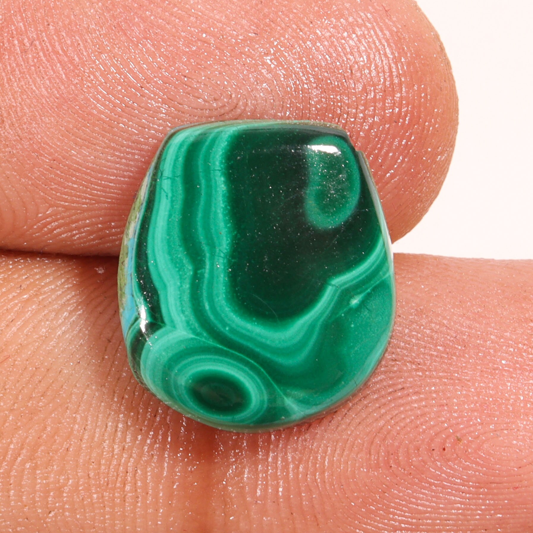 Cabochon En Malachite Verte Naturelle – Forme Ronde, Taille 3-25 Mm, Qualité Excellente – Origine Namibie