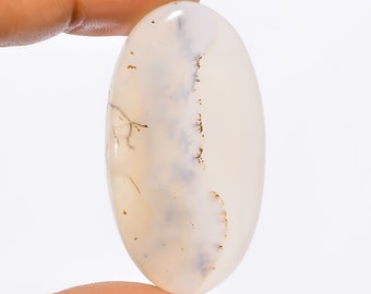 Eccezionale qualità di prima qualità 100% naturale agata Montana forma ovale cabochon pietra preziosa sciolta per realizzare gioielli 57 ct. 44X24X6 mmNF-1667