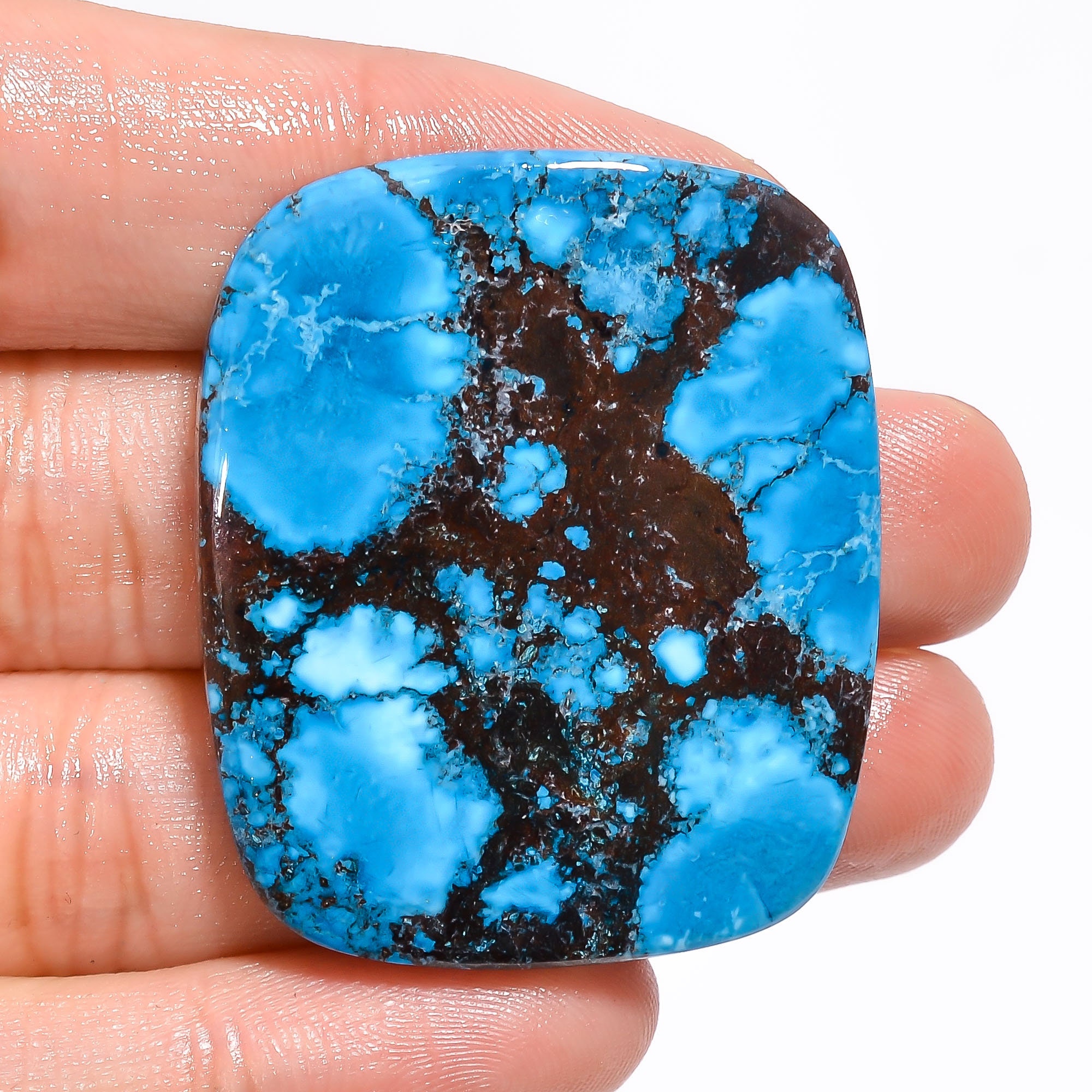 Dyed Magnesite Turquoise Radiant Shape Cabochon Loose