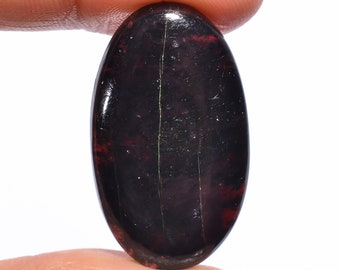 31X17X6 mm NF-4954 RHODOLITE GARNET 100% Natural Oval Shape Cabochon Loose Gemstone For Making Jewelry 41 Ct