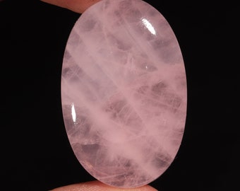 Gorgeous Top Quality Natural Rose Quartz Oval Shape Cabochon Loose Gemstone For Making Jewelry 68.60 Ct 39X26X8 MM NF-5766