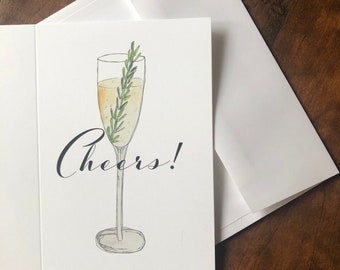 Champagne Cheers! Card