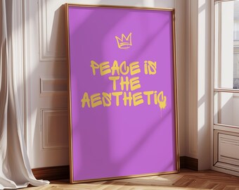 Peace Is The Print – Graffiti Style Wall Art