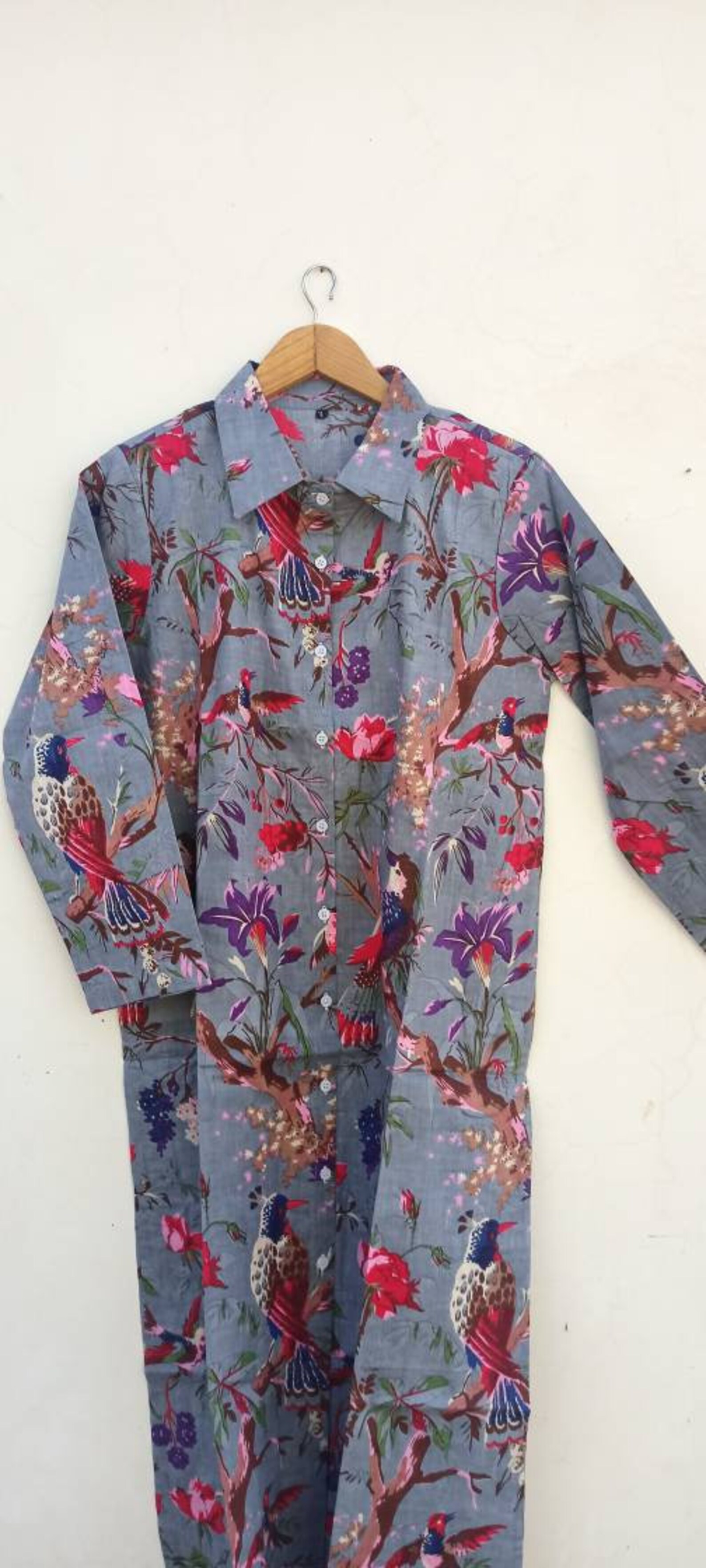 COTTON KIMONO DRESS