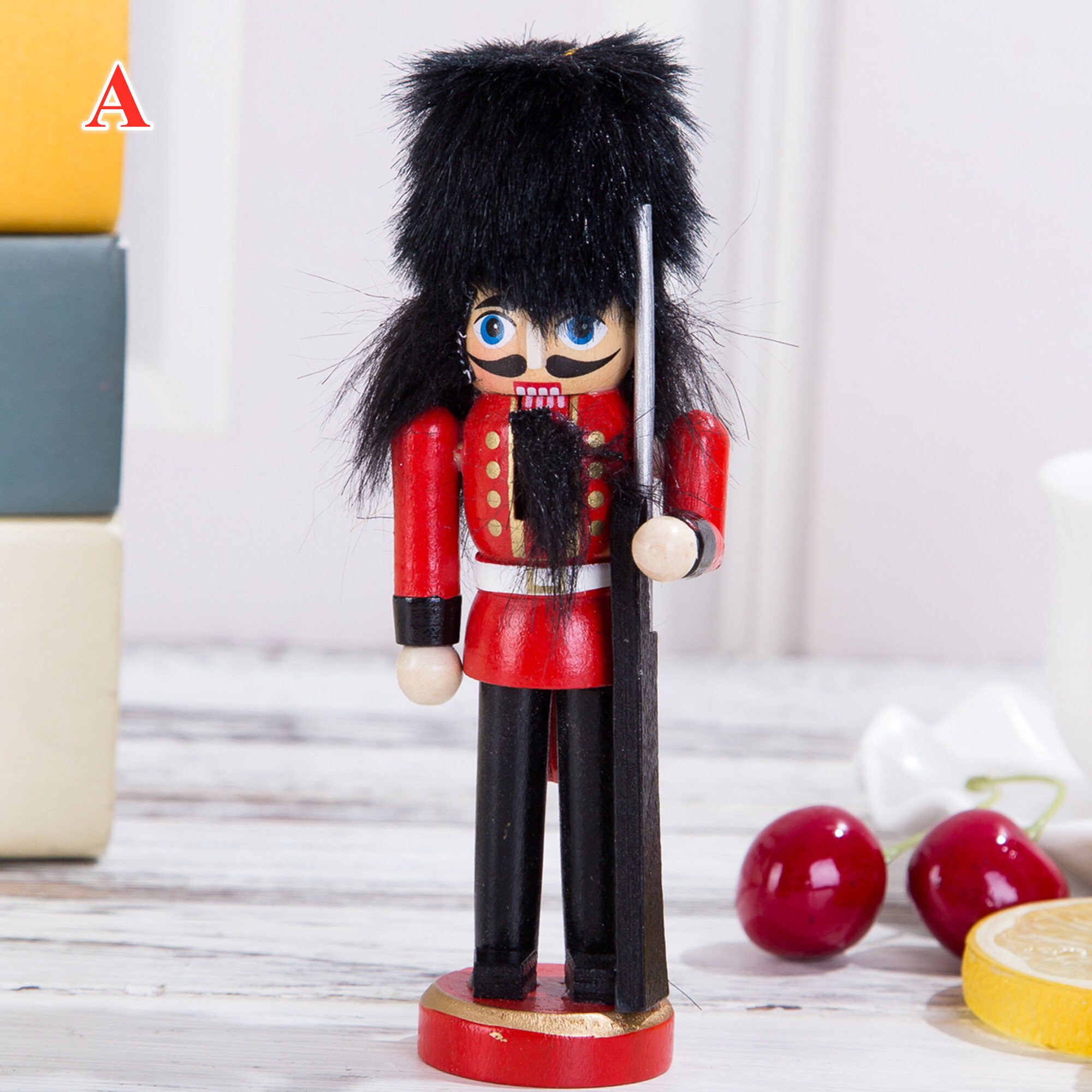 6pcs Christmas Wooden Nutcracker 4.7 Vintage Wooden Etsy