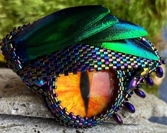 Dragon eye brooch