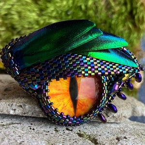 Dragon eye brooch