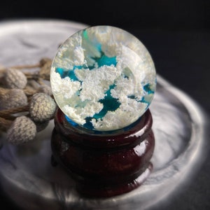 Home decor paperweight, Resin cloud, Cloud decor, Blue resin cloud