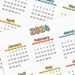 2024-25 Calendar Printable, Yearly Calendar,one Page Calendar, Year at ...