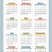 2024-25 Calendar Printable, Yearly Calendar,one Page Calendar, Year at ...