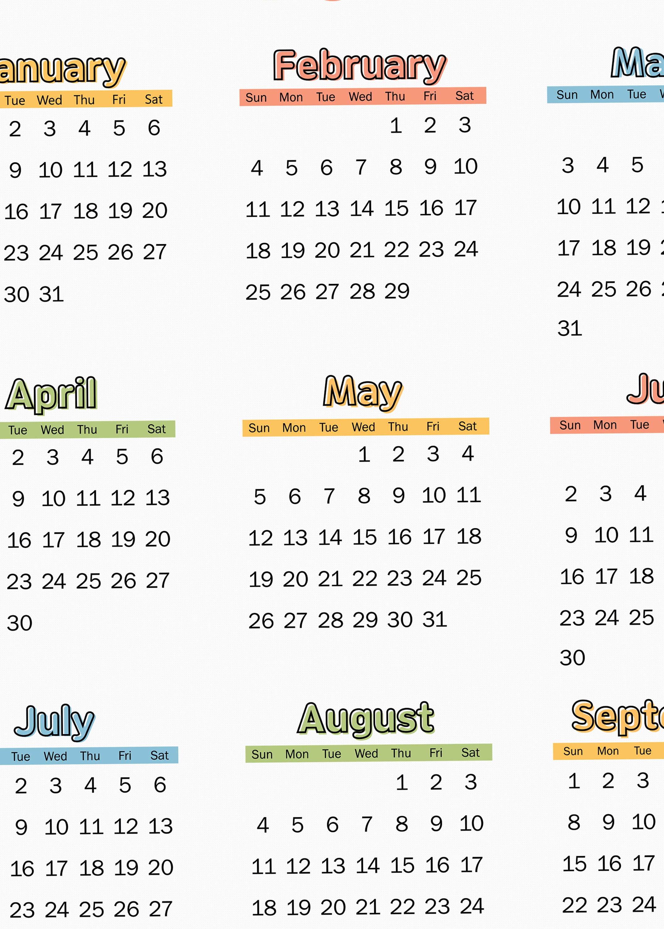 2024 25 Calendar Printable Yearly Calendar one Page Calendar Year at 2024 25 Calendar Printable Yearly Calendar one Page Calendar Year at