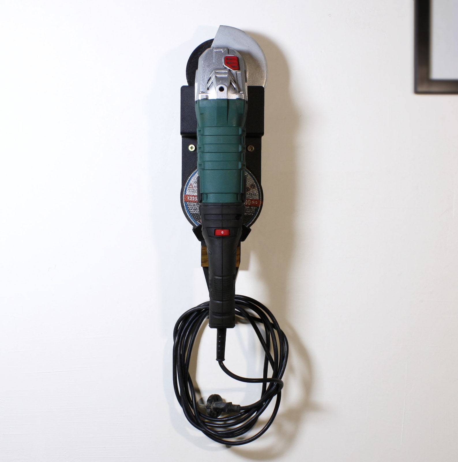 Angle grinder holder Cutting disk storage Etsy